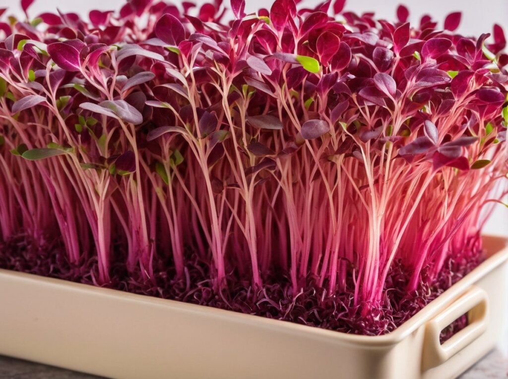 Microgreens di Amaranto rosso