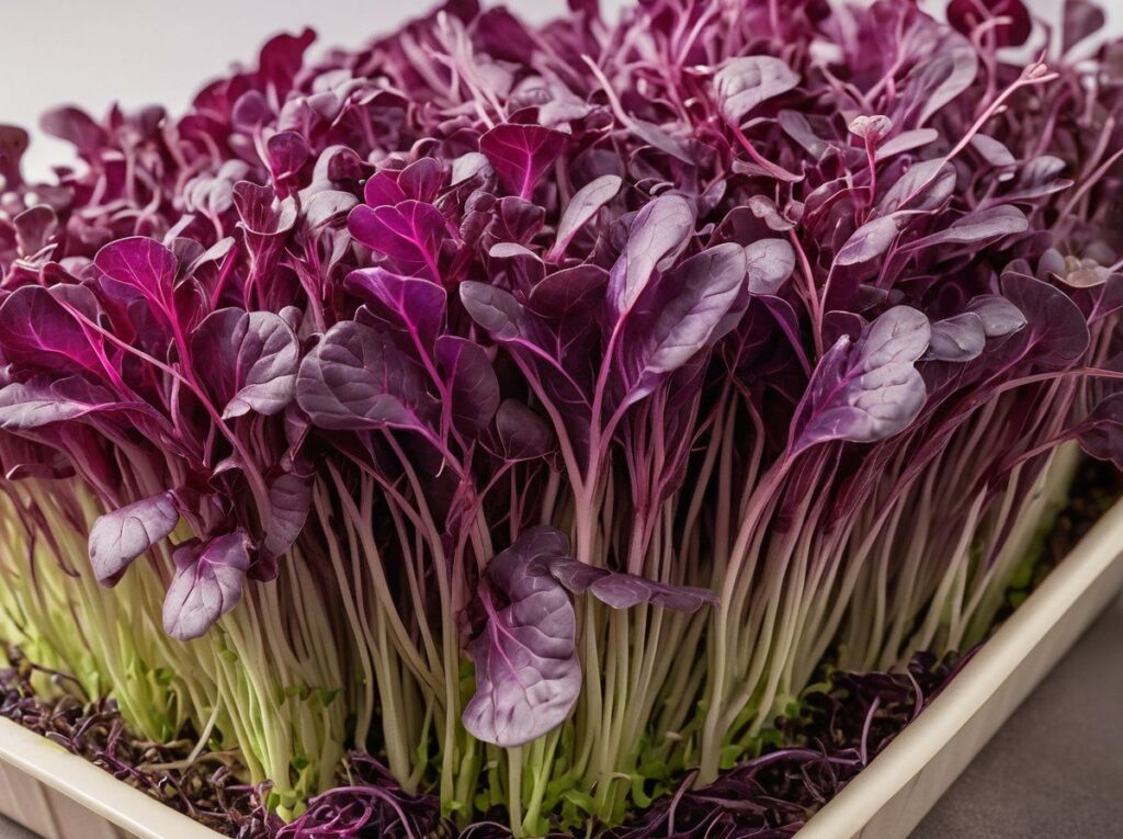 Microgreens di Cavolo rosso
